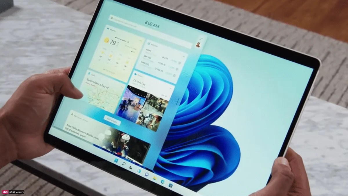 Windows 11 tablet