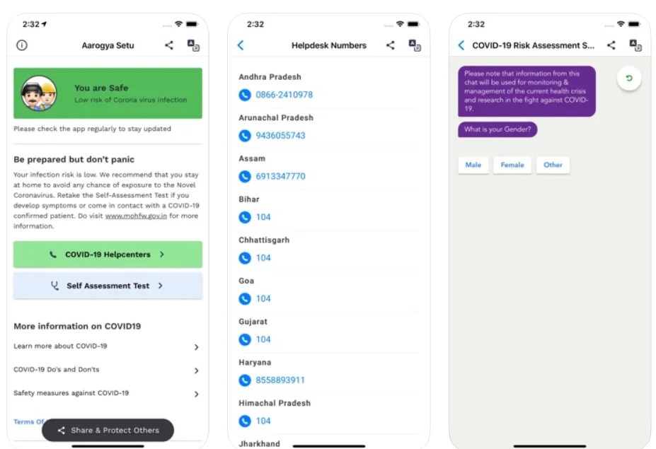 Arogya setu app - covid 19 tracker