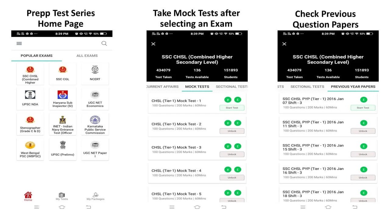Prepp Test Series